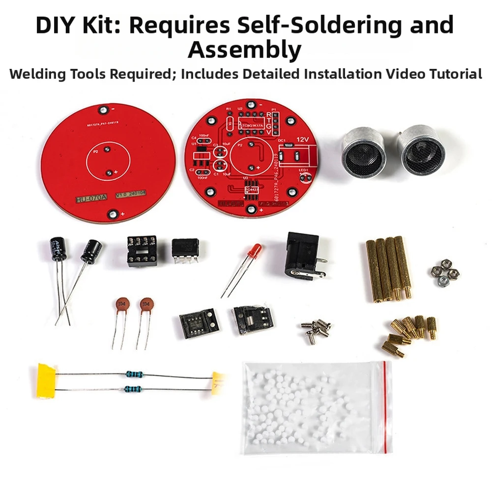 Levitation Component Set Compatible with Common 12V DC Power Sources for Consistent Operation in Educational Demonstrations