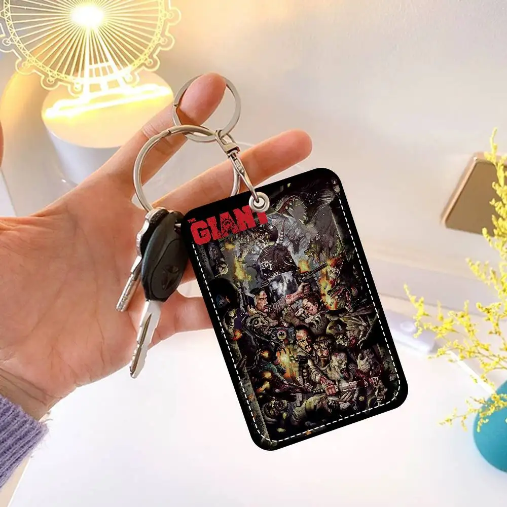 سمك القد الزومبي الكلاسيكية خمر بطاقة البنك مترو الانفاق حافلة حامل بطاقة المفاتيح حلقة رئيسية الباب الوصول العلامات بطاقة الهوية حالة المفاتيح الوصول #2