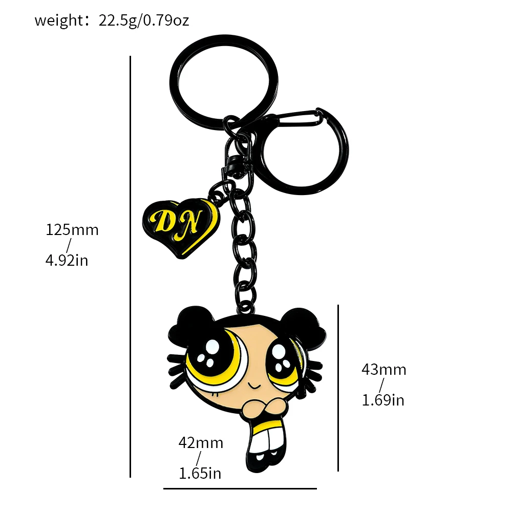 Anime Cute Girl Keychain Bag Charms Pendants Souvenir Creative Party Gift Toy Collection Christmas Fun New view 2