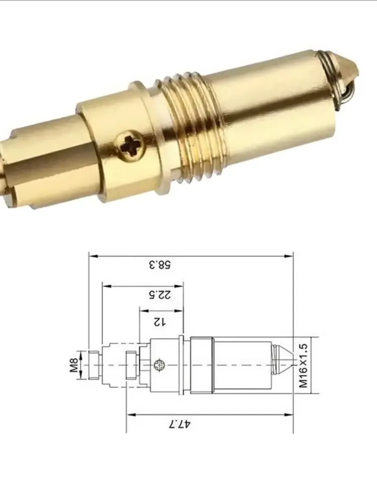 A1112 Replacement Basin Sink Bath Waste Easy Pop Up Click Clack Plug Bolt Spring For Most Sink Barth Tub Basin Drain Stopper