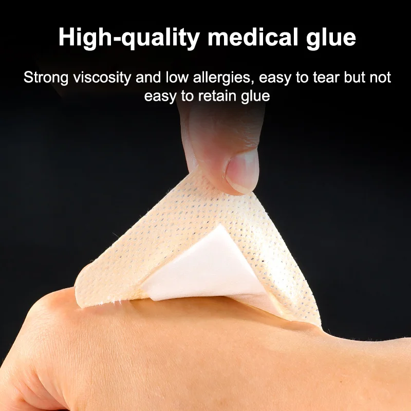 10 قطعة لاصق يمكن التخلص منه تضميد الجرح معقمة لون البشرة تنفس واقية ملصق خلع الملابس شفاء التصحيح ذاتية اللصق
