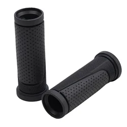 1 Pair Grips Glove Handlebar Grips Handlebar Grips Tape & Pads 125/90mm Practical To Use Anti-skid Bike Black