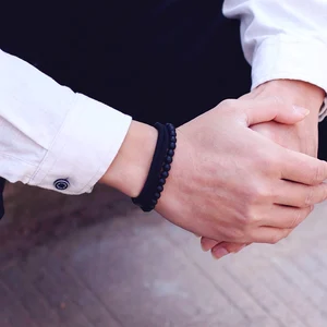 ファッションメンズブレスレットセット2PCSスライド調整可能なラッキーレッドスレッドブラスレットアクセソリオスホムブレギフトアームバンドヘレンジョアス 10ベストセールスレッドパンドラブレスレット-2