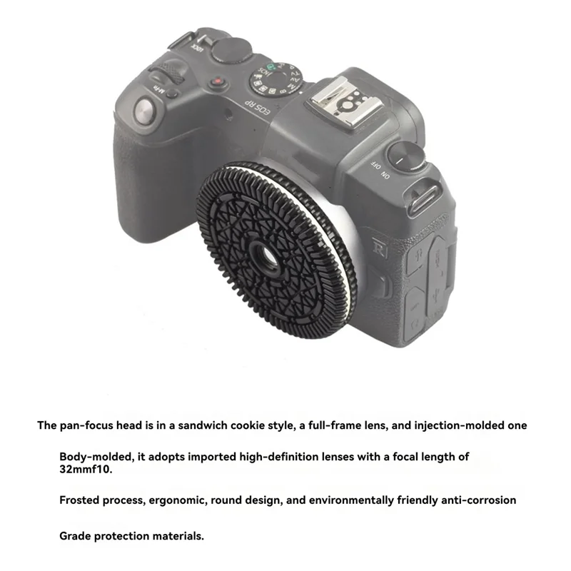 Mirrorless Cameras Free Focus Pancake Lens Camera Pancake Lens For Canon RF Mount Series