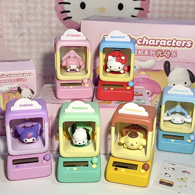 

MINISO Sanrio кукла-качалка, машина, свет, музыкальная серия, слепая коробка, игрушки Mymelody Kuromi, милые украшения, настольные игрушки