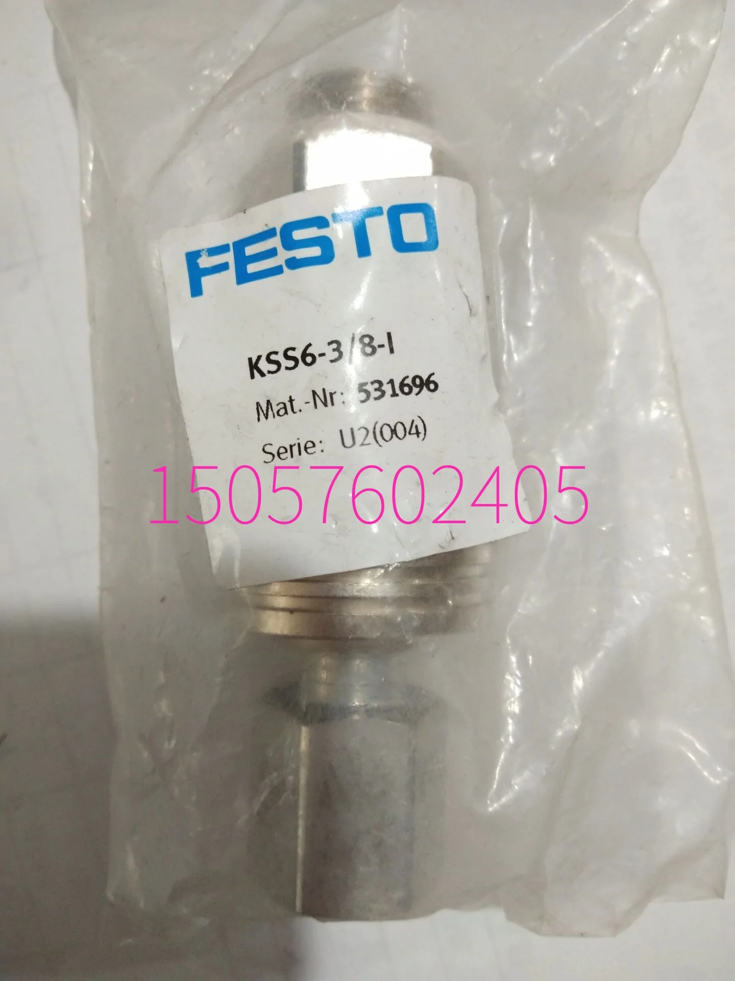 Festo Quick-connect Plug KSS6-3/8-I 531696 Original And Genuine From Stock