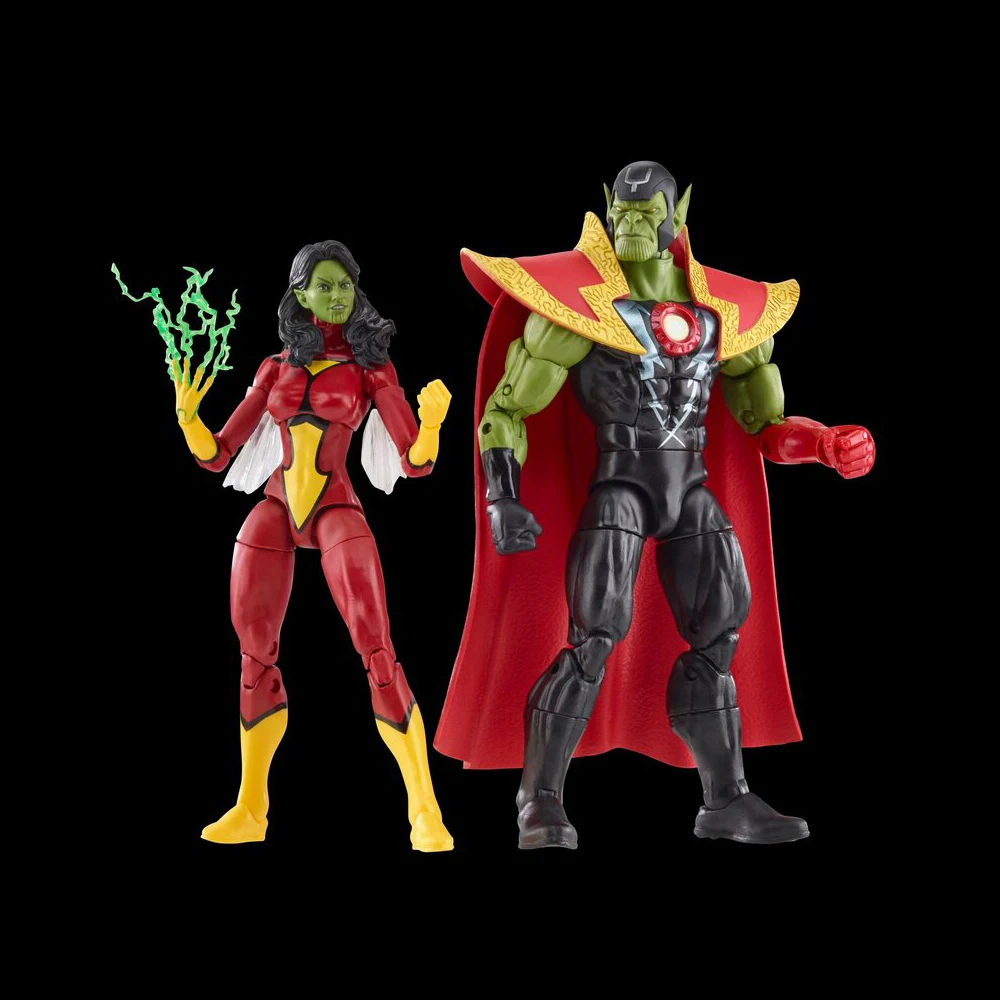 Marvel Legends Skrull Queen & Super-Skrull Avengers 60th Anniversary Beyond Earth'S Mightiest 2-Pack 6