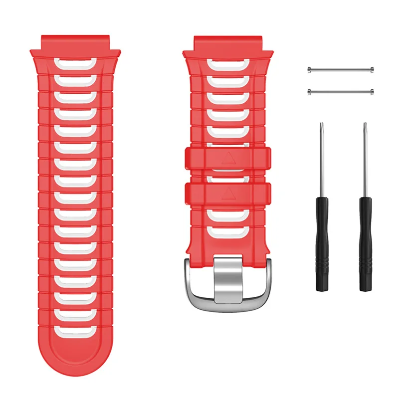 สำหรับ Forerunner 920XT สายคล้องคอซิลิโคนที่มีสีสันเปลี่ยนสายรัดข้อมือเจลนิ่มสร้อยข้อมือ