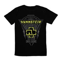 Męska Rammstain niemiecki Rock zespół metalowy Rock and Roll t-shirt