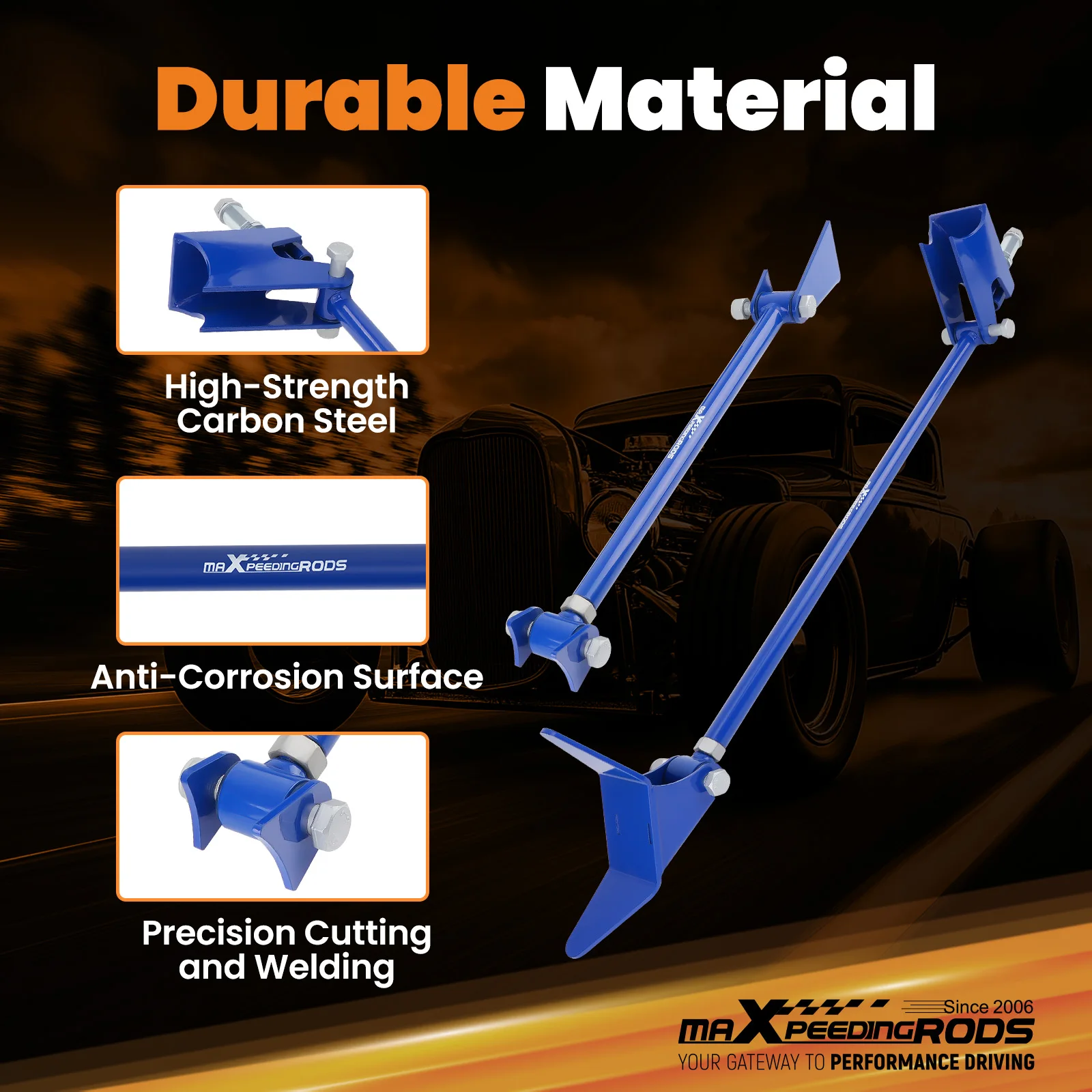 Kit di collegamenti per sospensioni posteriori triangolari a 4 collegamenti per camion Chevy S10 1994-2004