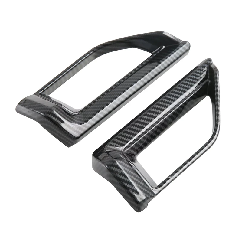 

Для Toyota Veloz 2022-2024 углеродное волокно, Центральная панель автомобиля, боковая крышка выпускного отверстия воздуха, отделка, замена интерьера