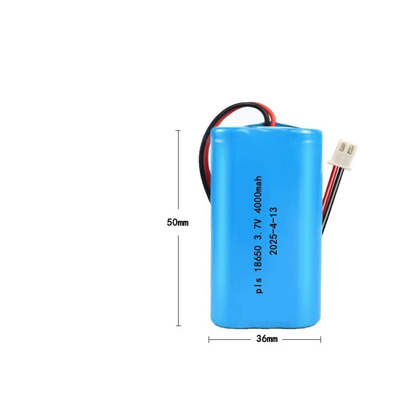 3.7V Lithium Battery Pack 18650 High Capacity 2 Cells in Parallel 4.2V with Protection Board Rechargeable