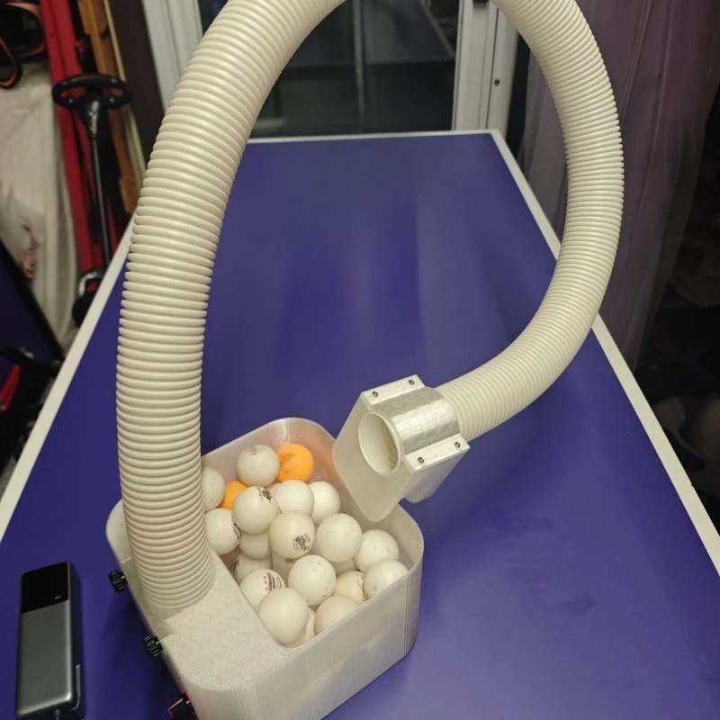 Portable Ball Trainer Professional Serve Machine Parts Automatic Table Tennis Loading Machine Large Capacity Ping Pong Machine