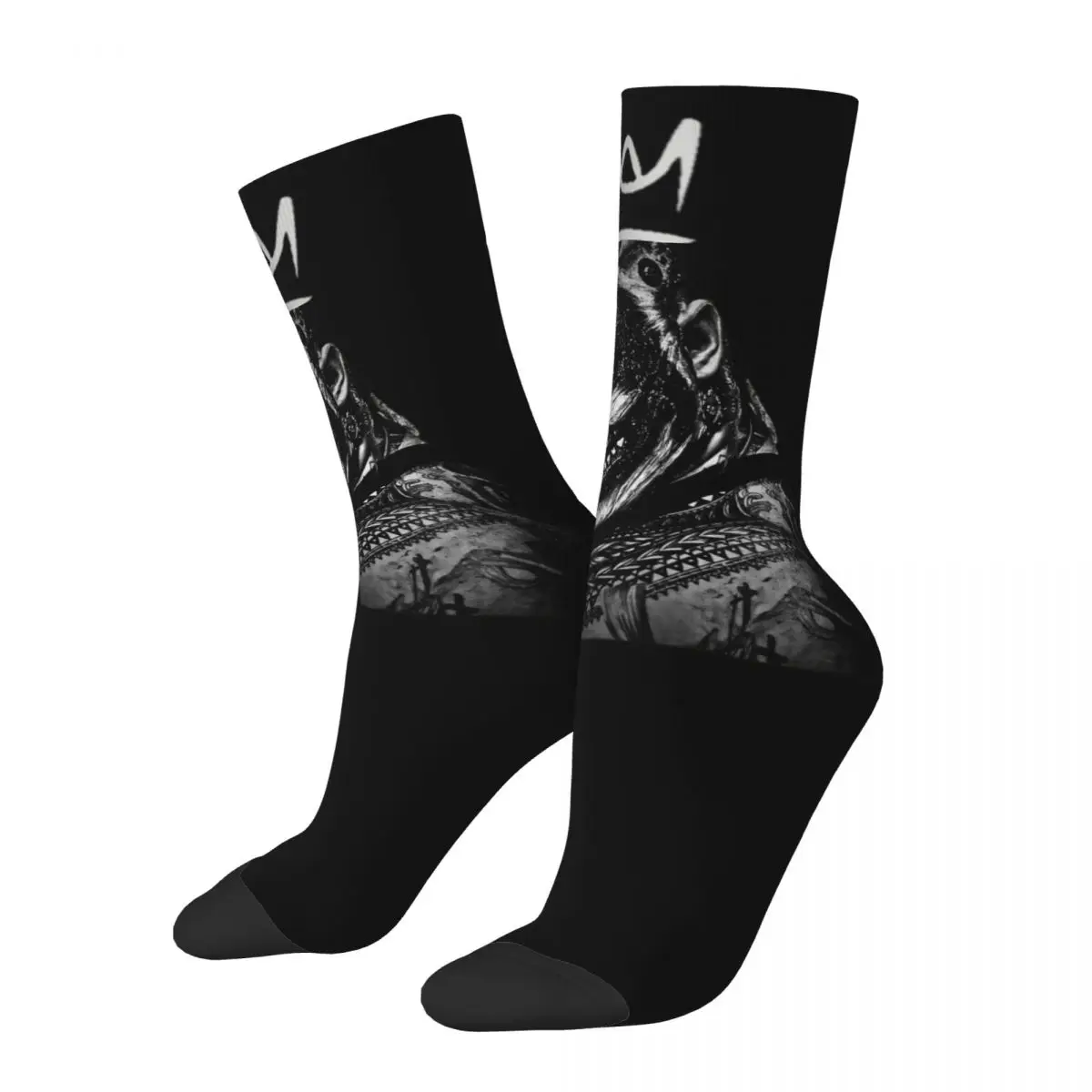 King Bray Wyatt Product Socks Flexible Cool Wrestler Sport Long Stockings Super Soft for Women's Small Gifts