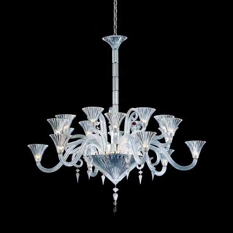 

Crystal chandelier luxury villa living room dining room bedroom decoration luxury