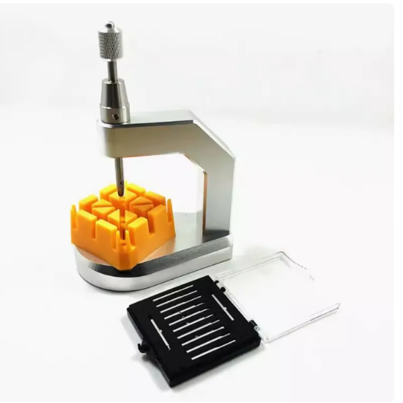 watch repair tool, metal multi-purpose tape remover, strap adjuster, meter adjuster strap remover, with SKD61 punch