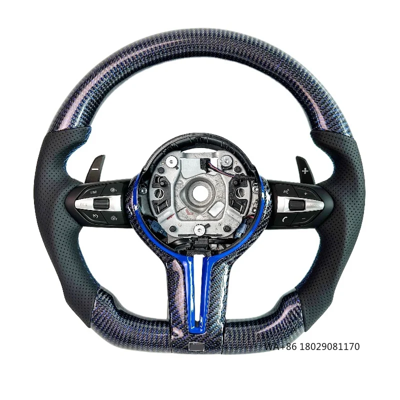 

Синий руль из углеродного волокна для спортивного руля F35 F10 F80 F20 F30 F22 F31 F32 F33 F36 M2 M3 M4 M5 M6 M Series