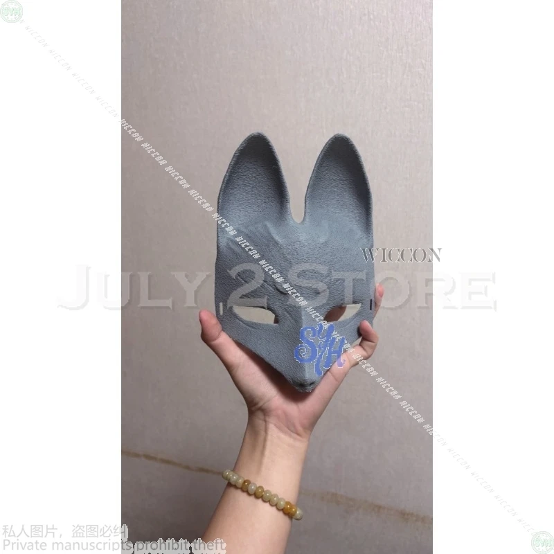 أزياء الهالوين أنيمي لعبة الرعب F تأثيري Kotoyuki الثعلب رجل Tsuneki Y2K الأبيض الباروكات أربعة ألوان ثلاثية الأبعاد حمض البوليلاكتيك الثعلب الفراء