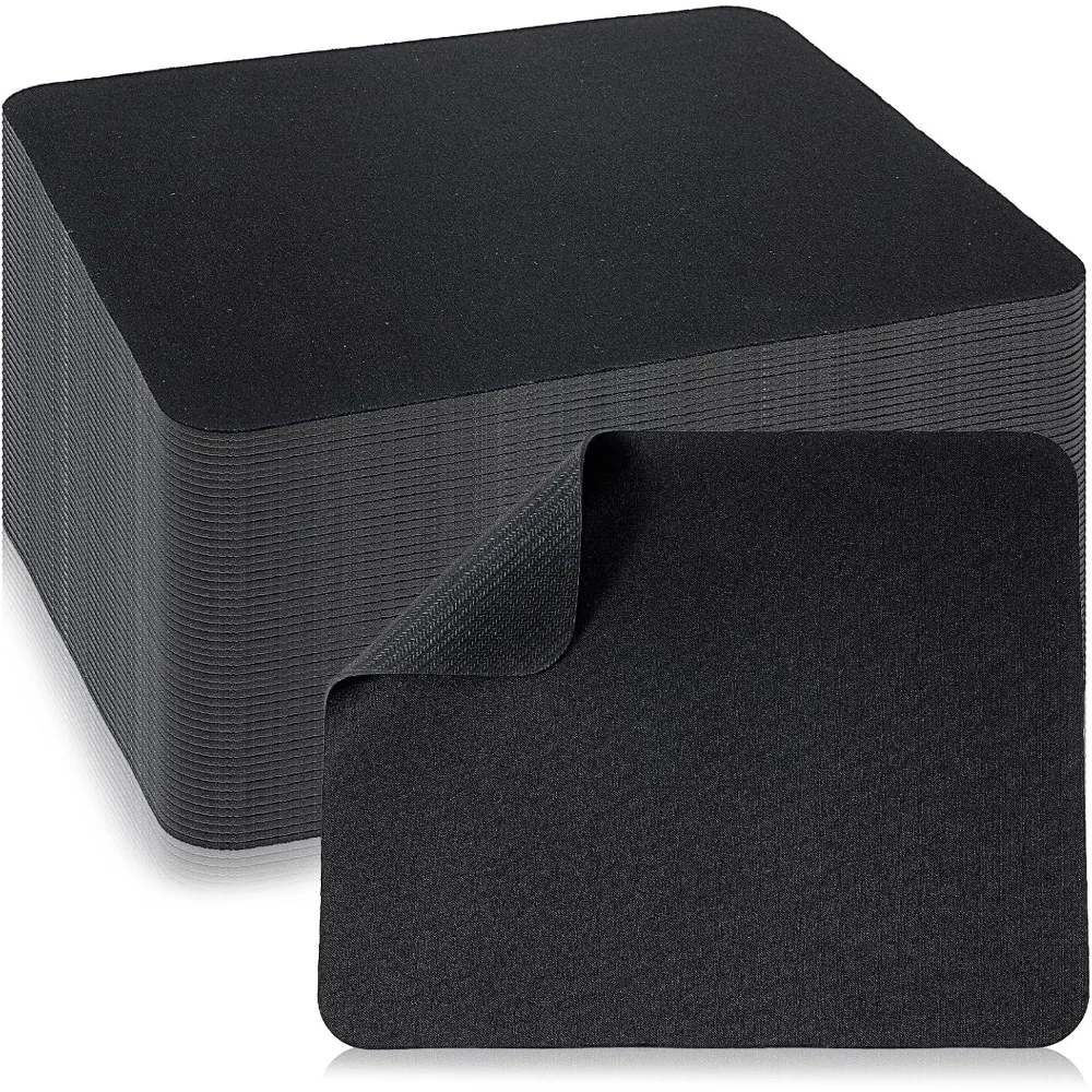 Mouse Pads 50 Pack, 8.66x7.09 Inches, Non-Slip, Ideal for Computer, Laptop, Gaming, and Office