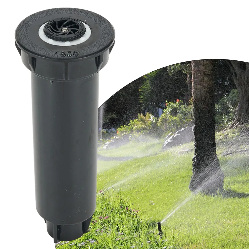 Garden Lawn Popup Sprinkler 0°~360° Spray Angle Sprinklers 1/4 Points Buried Diffuser Sprinkler Pop-up Sprinkler Lawn Sprinkler