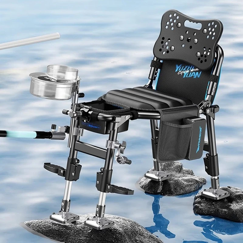 

Modern Creative Fishing Chair Multifunctional Folding Portable Desk Fishing Chair Picnic Outdoor Furniture Sillas De Playa FYFC