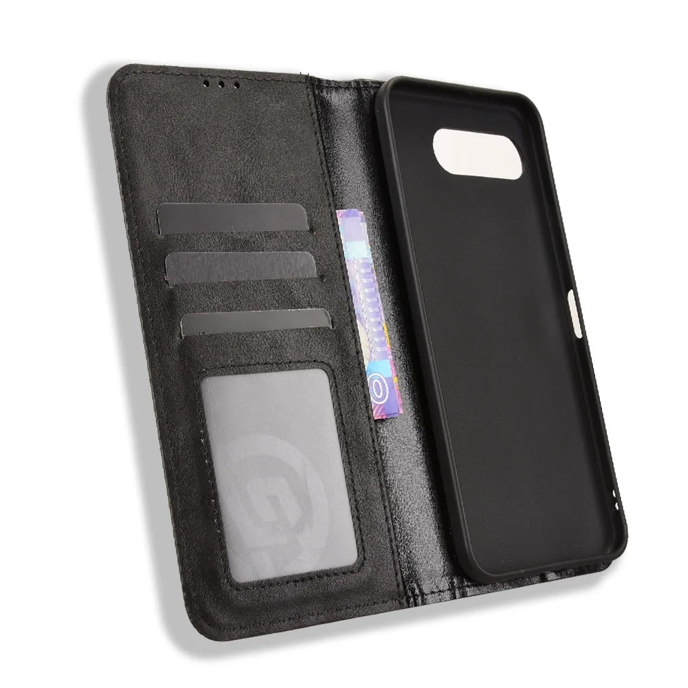 ل T-Mobile Revvl 8 5G Revvl8 الفاخرة الوجه محفظة من جلد PU الامتزاز المغناطيسي الحال بالنسبة T Phone 3 5G TPhone3 حقيبة الهاتف