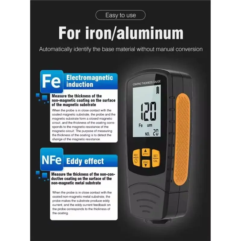Superior-Digital Coating Thickness Gauge For Cars Body Repair