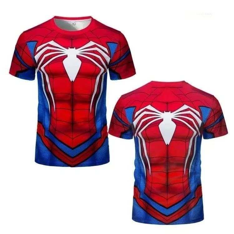 Superhelden-Mode 3D-Druck T-Shirt Schnelltrocknend Schweißabsorbierend Sportlich Bequem Familienoutfit Hochwertig Y2K 2026 – Detail 9