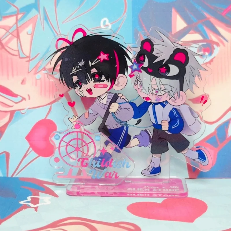 

New Self-Made Anime Peripheral Alien Stage Acrylic Standing Plaque Desktop Decoration Room Ornament Cute Fans Birthday Gift Toys