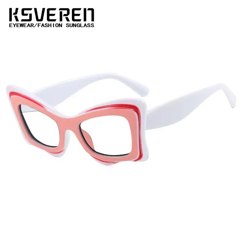 Occhiali da lettura Cat's Eye da donna Occhiali da presbite con blocco della luce blu Occhiali da vista Personalizza occhiali con montatura diottrica