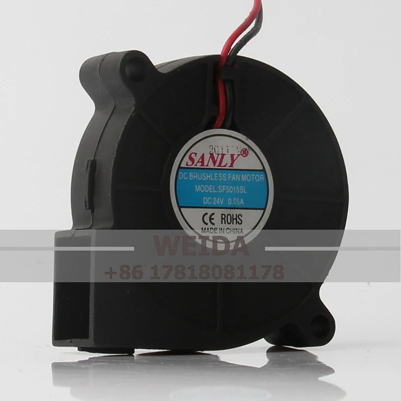 SF5015SL Case Cooling Fan for SANLY 12V 48V DC24V 0.05a EC AC 50X50X15MM 5015 5cm Humidifier Turbofan Atomizer Heat Dissipation