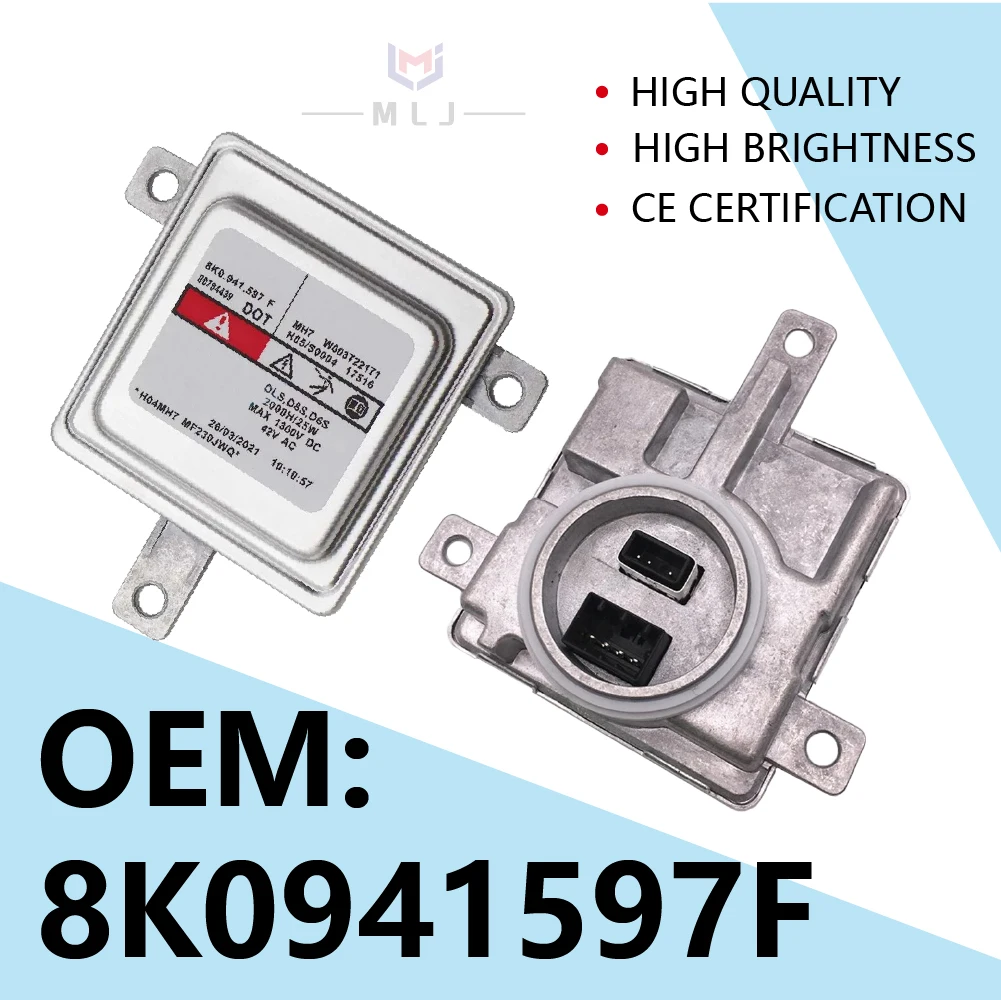 

8K0941597F For Audi A1 2011-2014 VW Amarok 2013 -2016 D8S DRL 8K0 941 597F W003T22171 HID Xenon Headlight Ballast Control Module