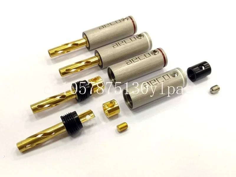 AECO Banana Insert ABP-1111 Nickel Free Gold Plating Silver Plating Rhodium Plating Aeco Banana Plugin ABP-1111 Nickel free Gold