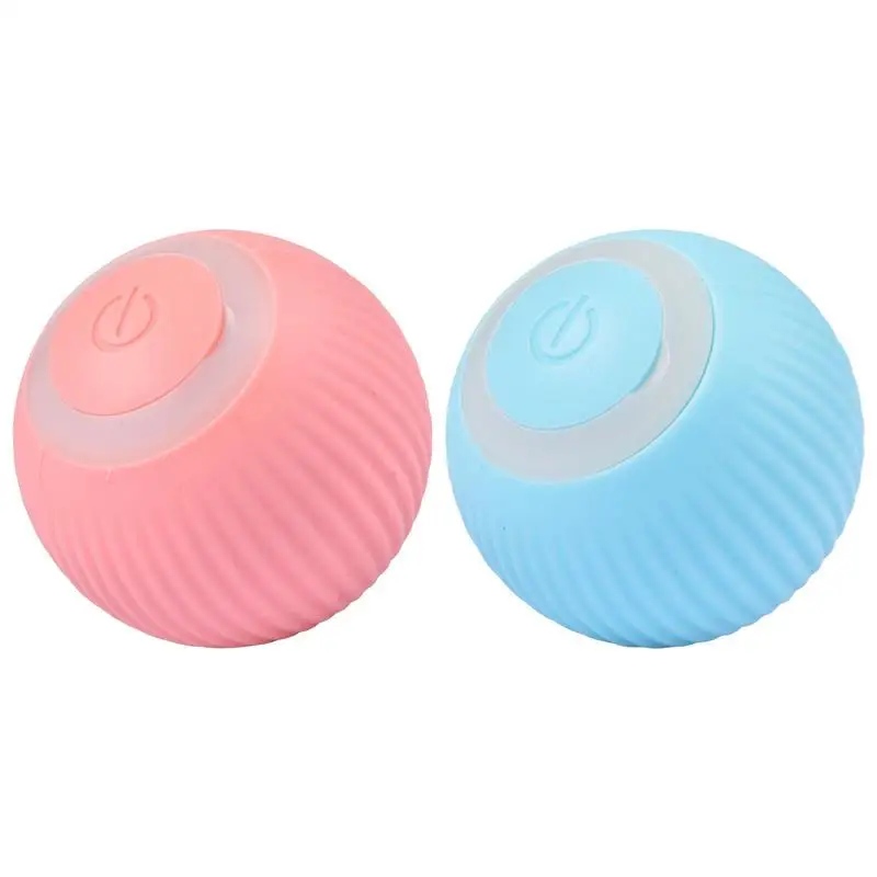 Smart Dog Toy Ball Electronic Interactive Pet Toy Moving Ball USB Charging Automatic Rolling Magic Ball Self moving Kitten Toys