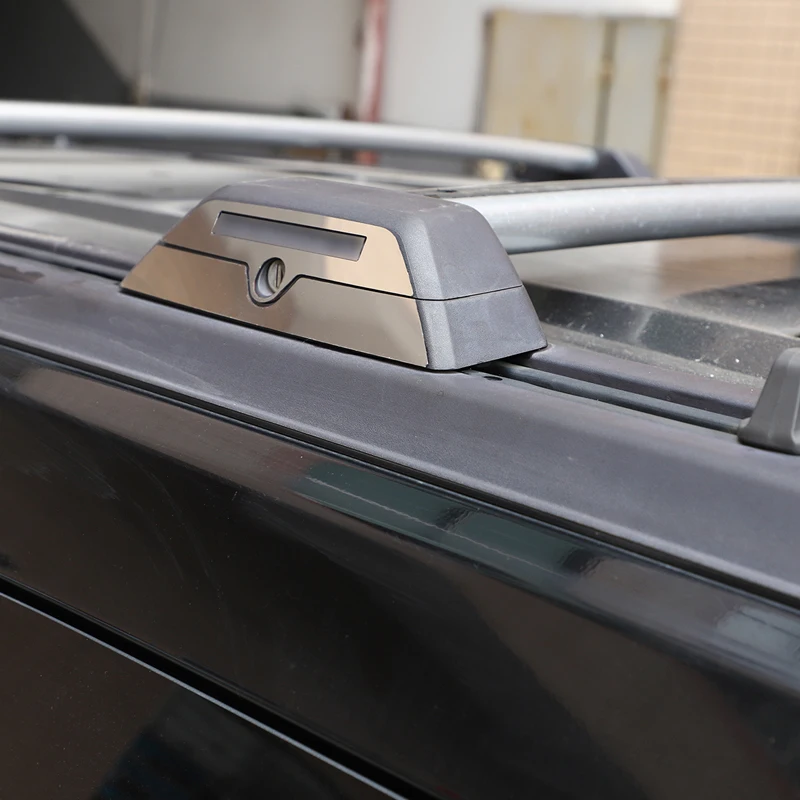 Car Styling Stainless steel Silver Car Luggage rack Trim Stickers For Hummer H3 2005 2006 2007 2008 2009 Car Accessories