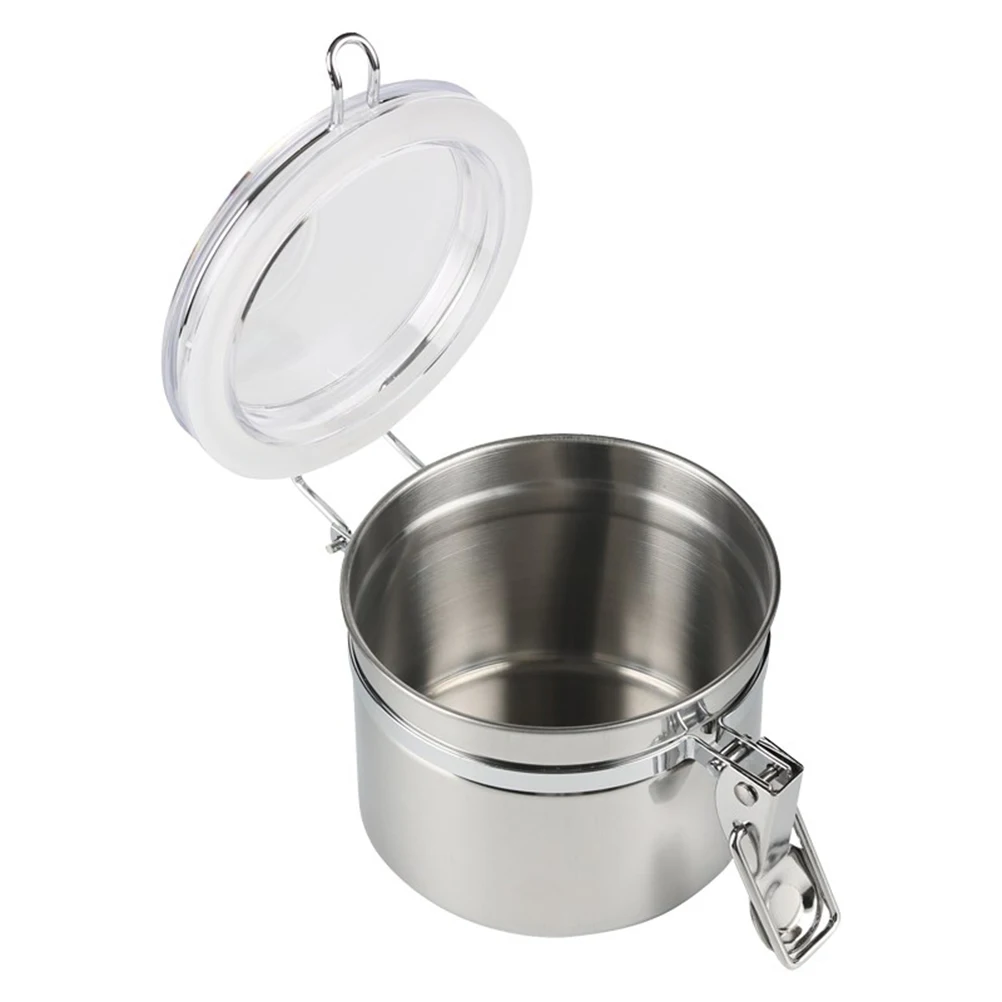 

5 Inches Stainless -keeping Can Coffee Airtight Container Beans Sealed Sealing Canister
