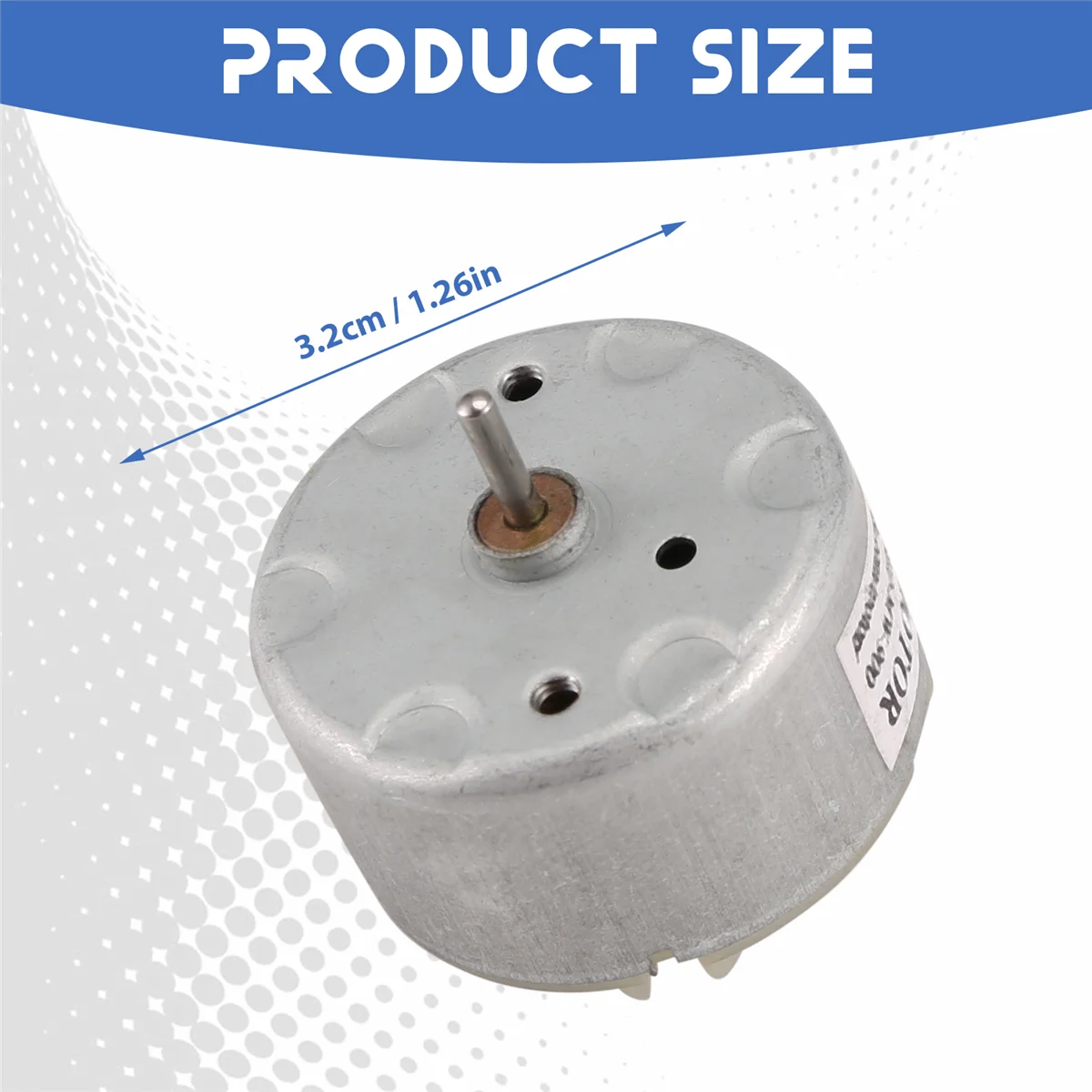 

3V-12V Mini DVD VCD Electric Motor 3V-2700RPM 6V-4000RPM -500TB-12560