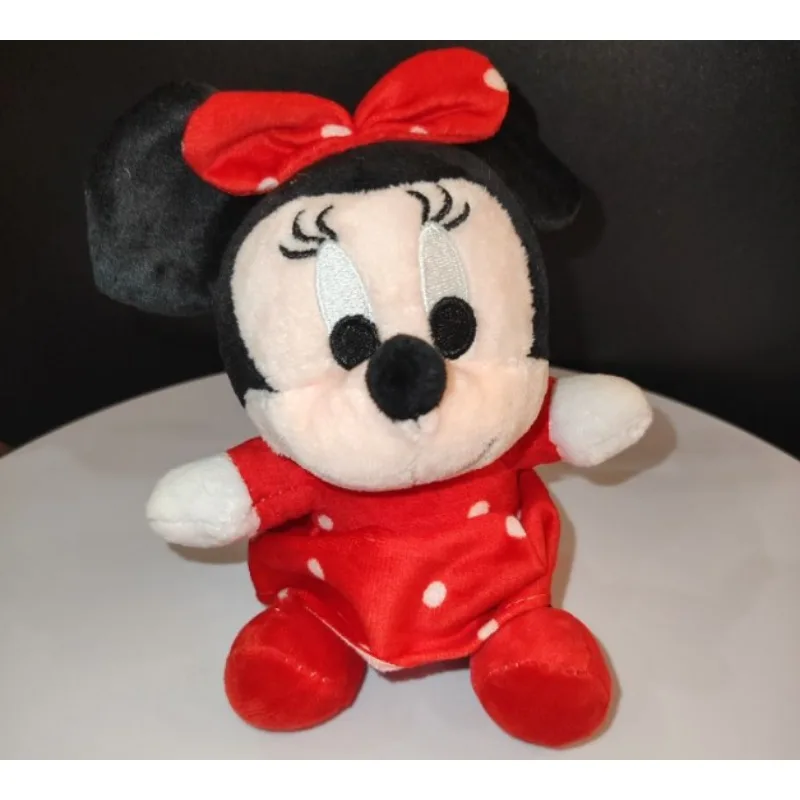 High quality Genuine Disney Mickey Mouse Minnie Daisy Plush Toy Doll 18cm Children toy Birthday Christmas Gift 2024 New