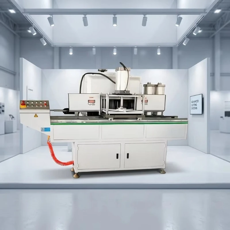 Automatic High-Accuracy 4.4kW PLC Aluminum Profile Mullion End Milling Machine with Engine/Motor for PVC/UPVC Window Door 380V