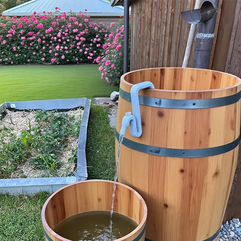 خرطوم سيفون ذاتي التحضير جديد بدون أنبوب تجاوز الحفر استنزاف تلقائي جهد وملء نقل مياه الأمطار وحل أنبوب الفائض #4