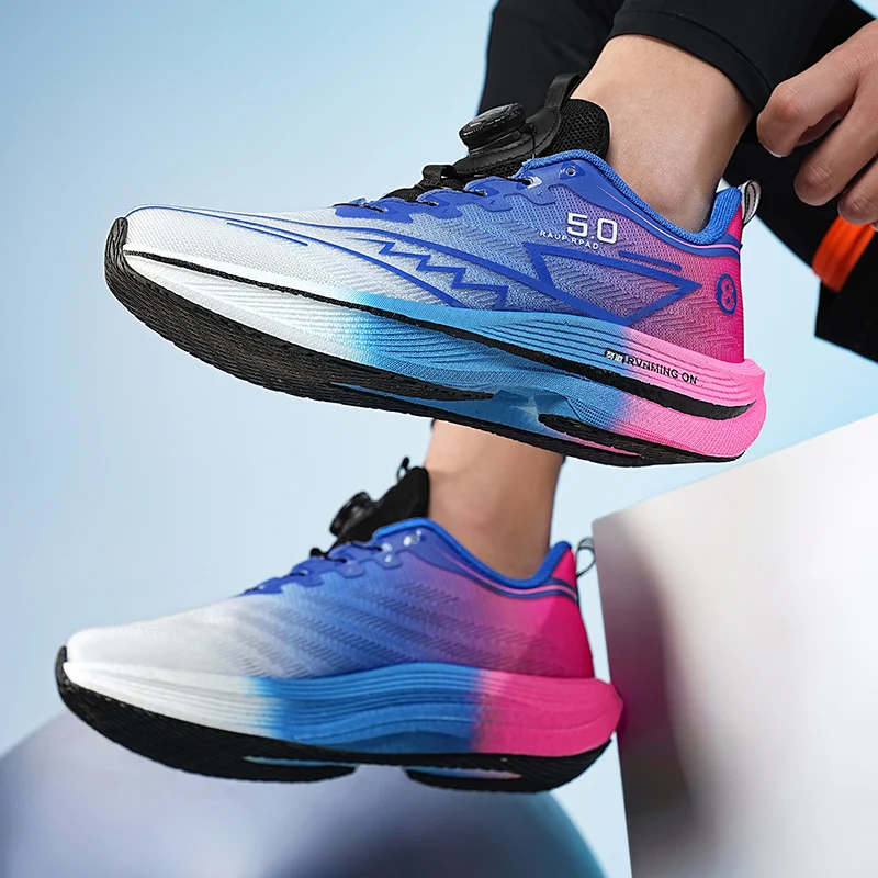 

Men's Shoes Breathable All-match Mesh Shoes Sports Rotary buckle Shoes Men's All-match Wear-resistant Running Shoes for Men