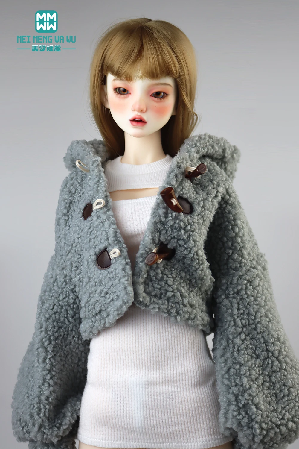 

Toys Doll Clothes 58-60cm 1/3 BJD DD SD Fashion Lambswool Jacket