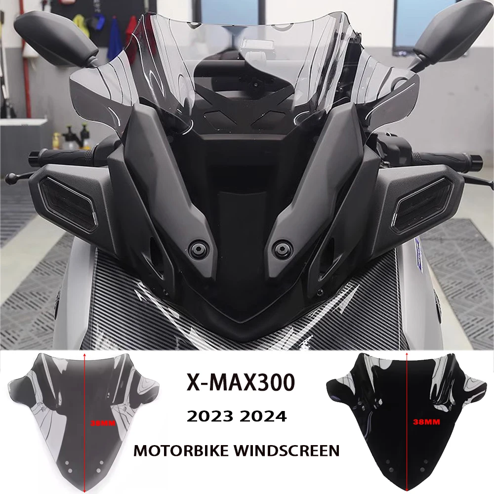 

XMAX300 XMAX 300 Accessories for Yamaha X-MAX300 2023 2024 Motorcycle Windshield X-MAX 300 Windscreen Front Wind Deflector Gu