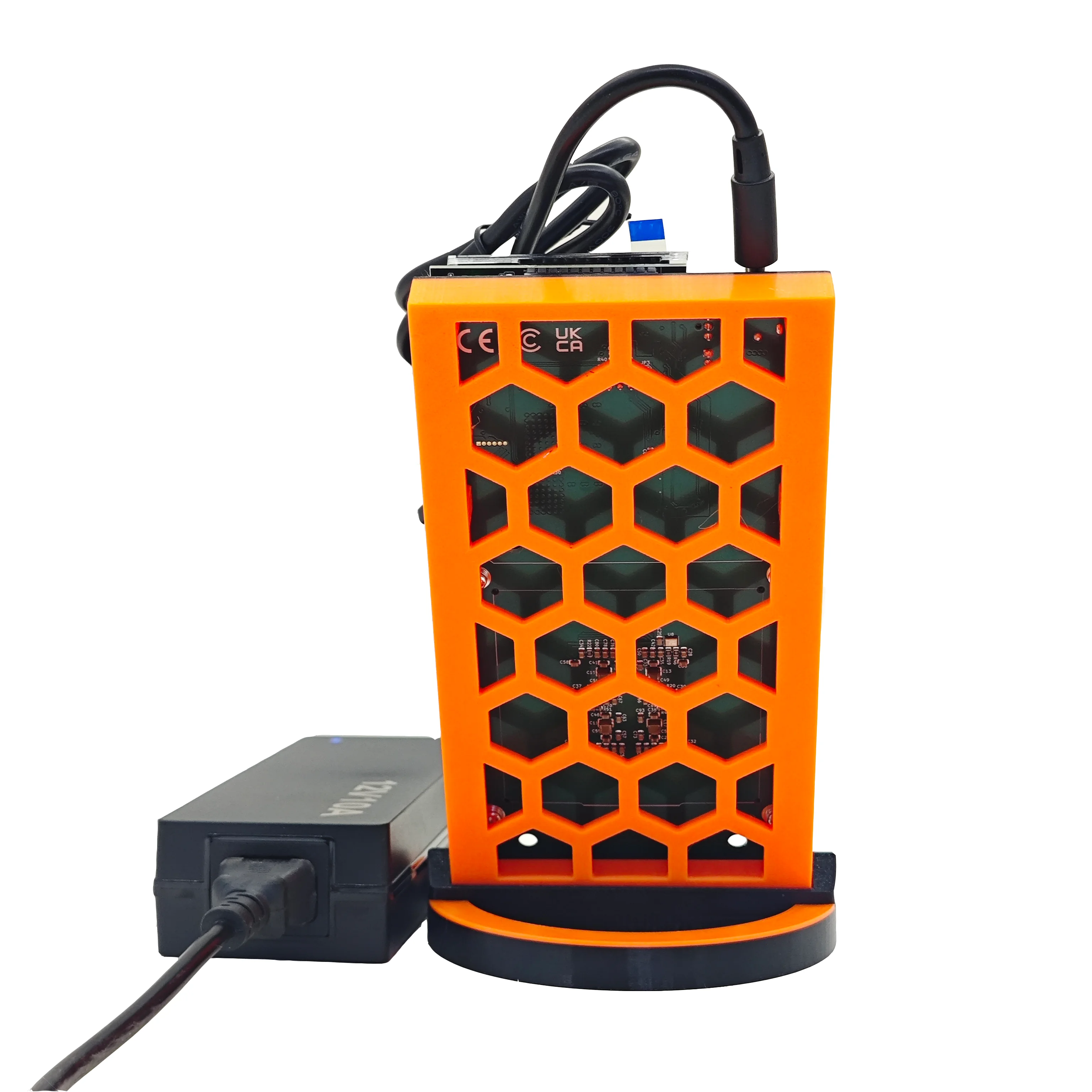 Bitaxe NerdQaxe 4,8 75 Вт ASIC Miner BTC Miner Новые вентиляторы с открытым исходным кодом Bitaxe NerdQaxe 4,8T