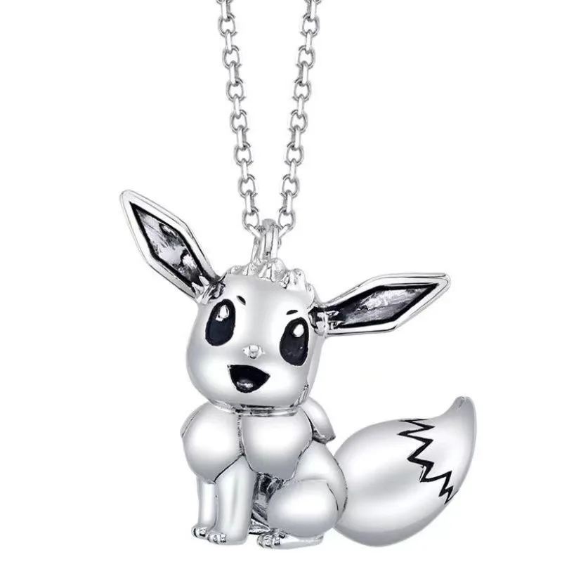 

Pokemon Necklace Pendant Accessories Cartoon Anime Teenage Couple Fashion Atmosphere Trend High-end Decoration Gifts