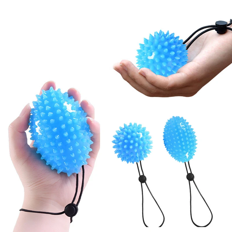 1Pcs 6.5cm Durable PVC Spiky Massage Ball Trigger Point Sport Fitness Hand Foot Pain Relief Plantar Fasciitis Reliever Hedgehog