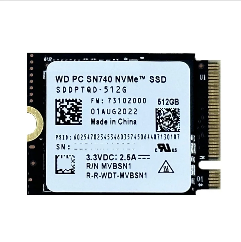 WD/Western Digital SN740 512G 1T 2T