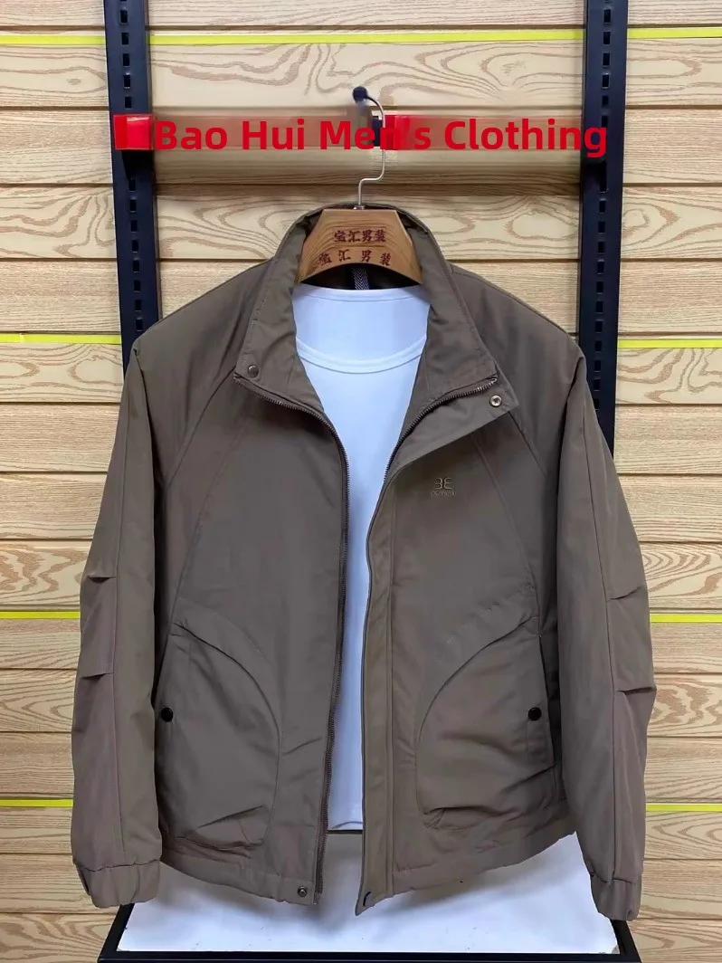 

High Quality Fashionable Men's Cotton Jacket Stand Collar Autumn Winter New Arrival Versatile Stylish European Style Business...