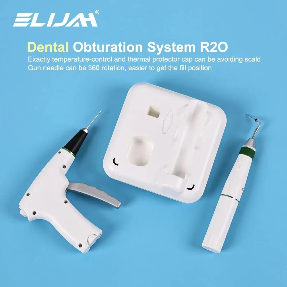 ELIJAH Fast-Fill Wireless Dental Endodontic Obturation System Heated Gutta Percha Pen And Gun with Heating Temperature Control