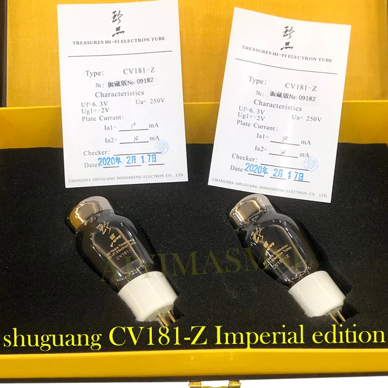 

Shuguang CV181-Z CV181 Vacuum Tube Collection Version Upgrade 6SN7 6N8P 6H8C CV181 HIFI Audio Valve Electron Tube Match Quad